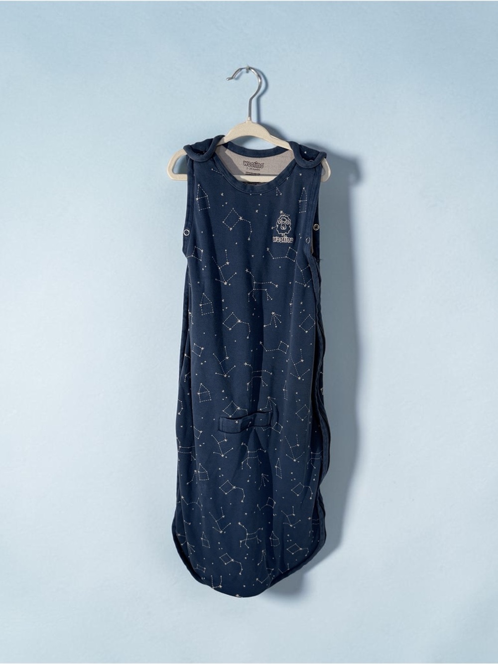 Woolino 4 Season Ultimate Baby Sleep Bag 2–24 Months Blue Constellations